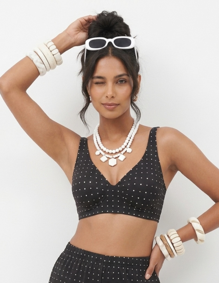 Midnight Confetti Jelly Bra