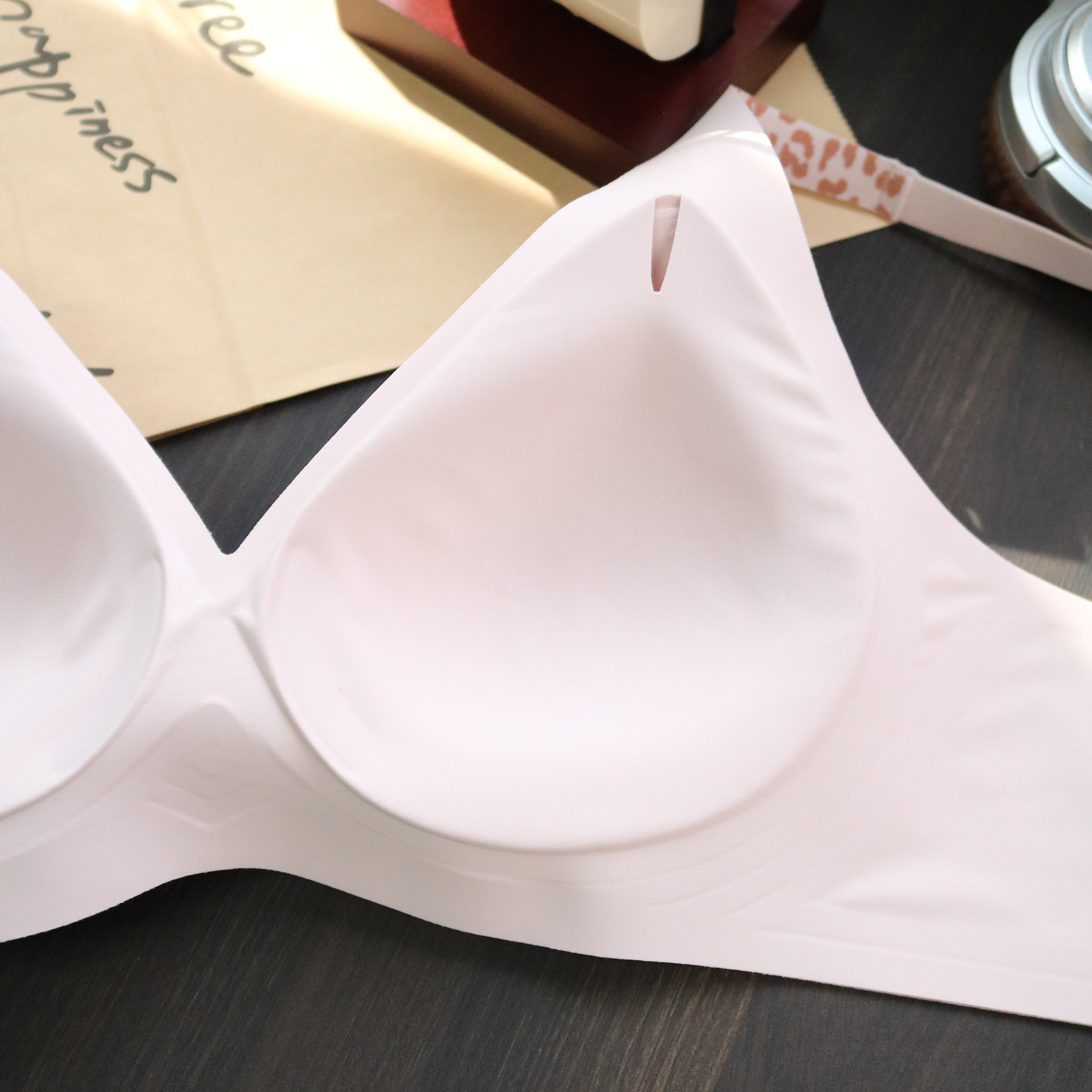 Baby Pink Leopard Print Jelly Bra